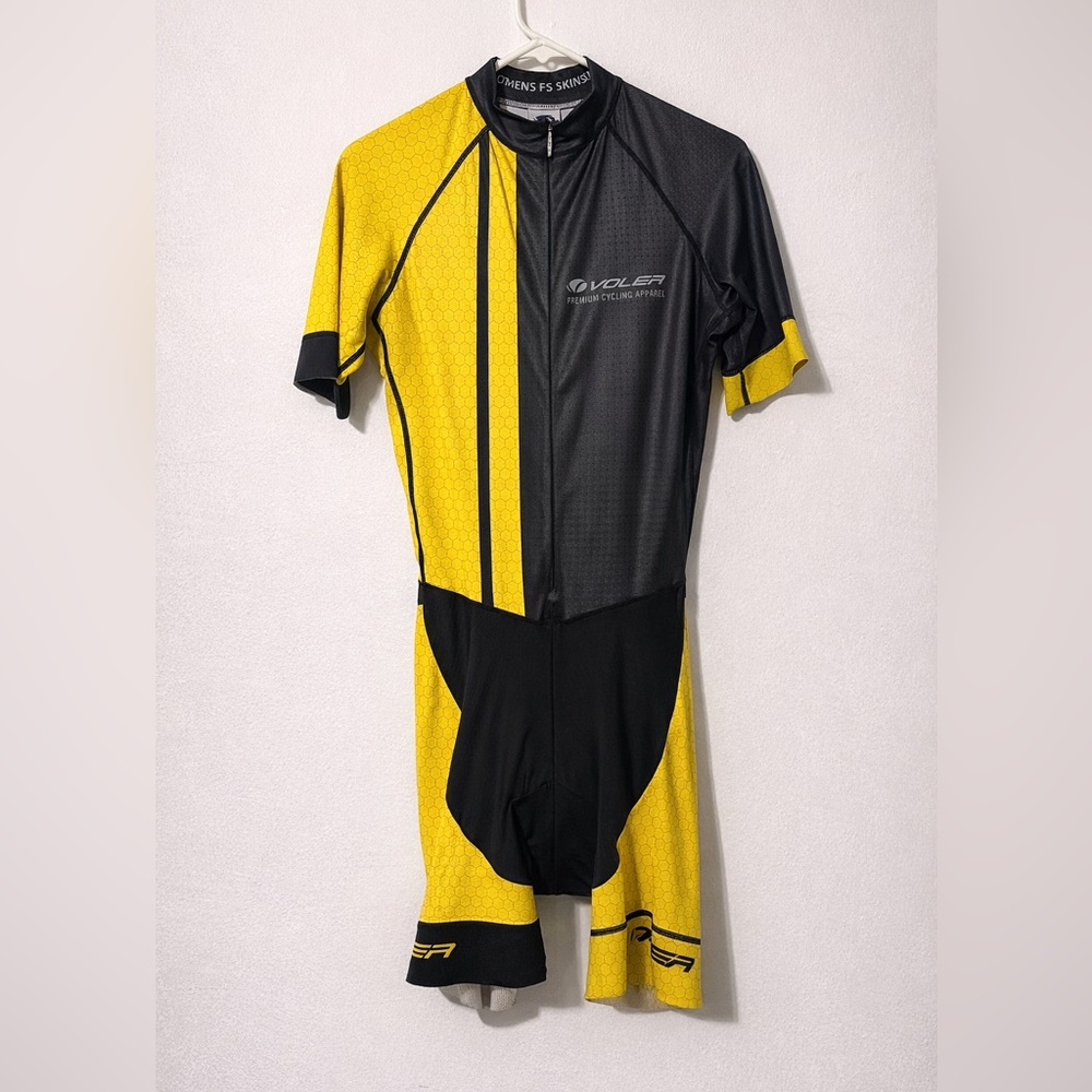 Voler Black & Yellow Women's Cycling suit